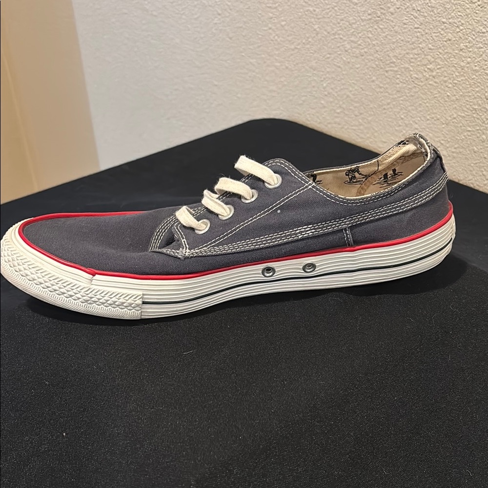 Converse Men's Gray Canvas Sneakers - Picture 3 of 5